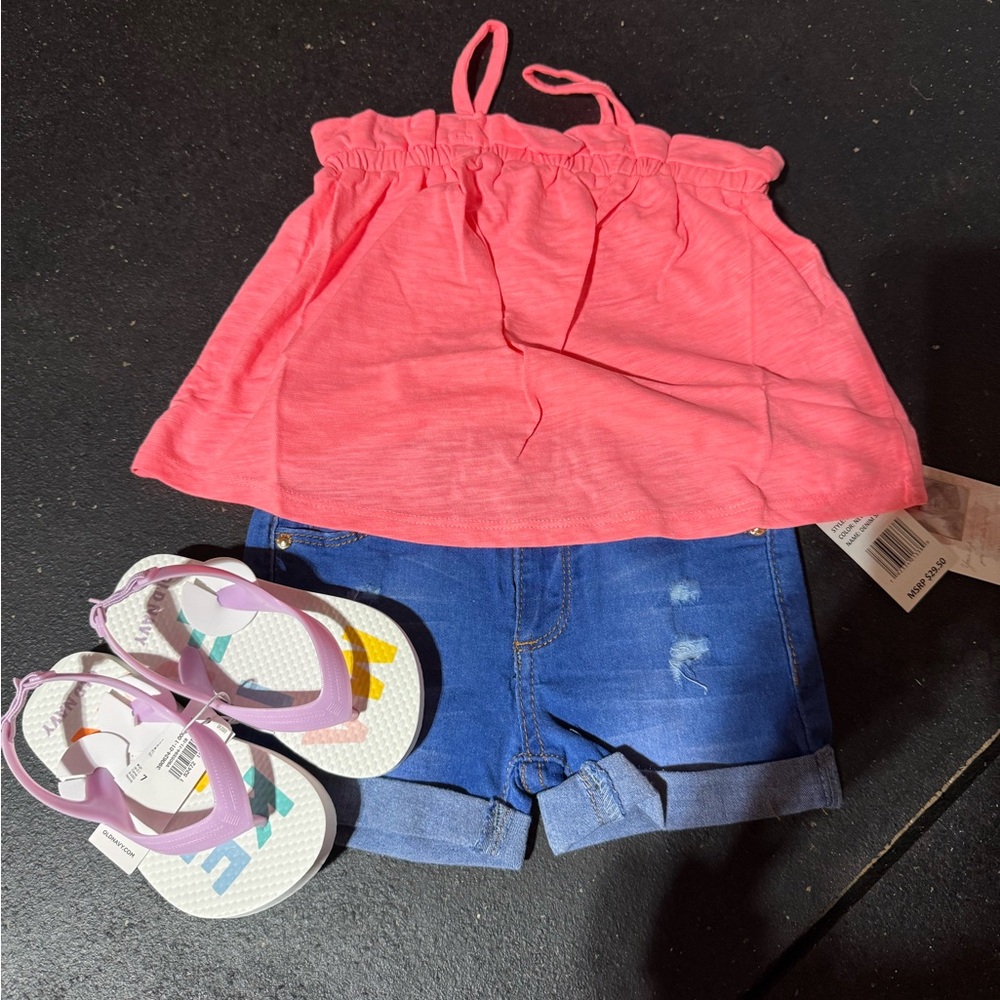 Toddler girls summer outfit